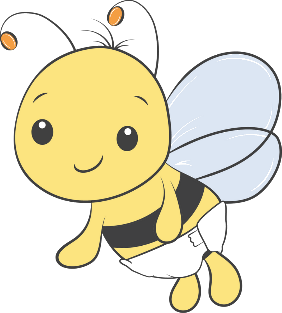 Honey Bee mascot flying