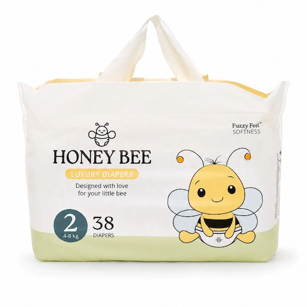 Honey Bee Size 2 diapers pack