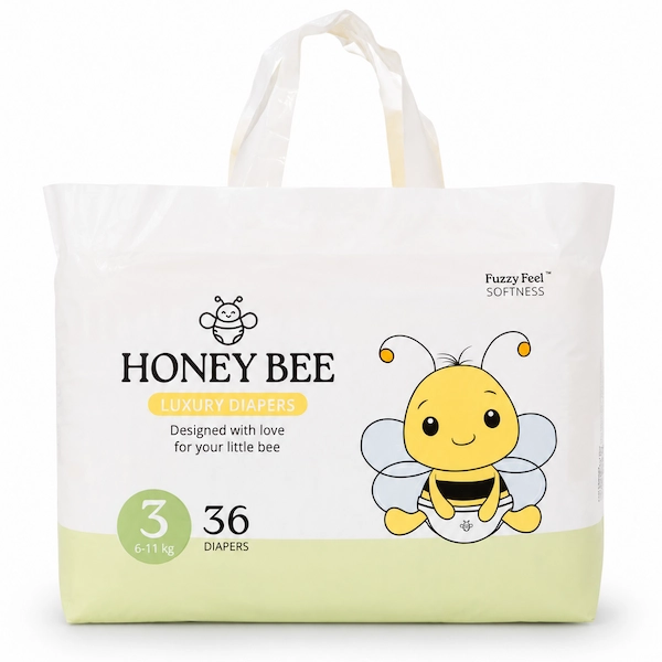 Honey Bee Size 3 diapers pack