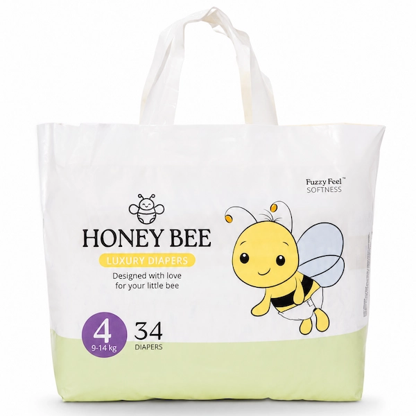 Honey Bee Size 4 diapers pack